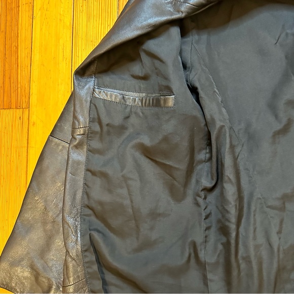 Gipsy Leatherwear by Mauritius mid-length Leather Trench Coat - Picture 5 of 6